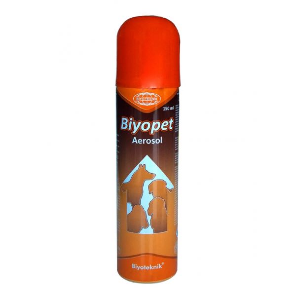 [BİY50ASD] Biyoteknik Biyopet Aerosol Kene Bit Pire Kovucu Kedi ve Köpek için Sprey