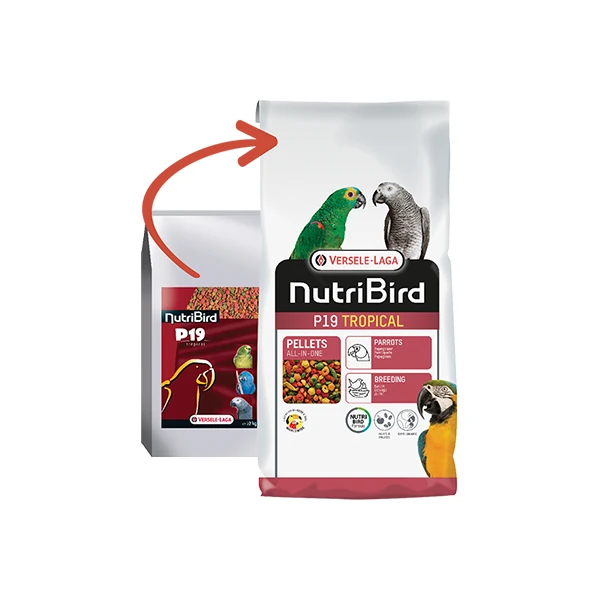 [810-422132] Versele Laga Nutribird P19 Tropical Pelet Papağan Yemi