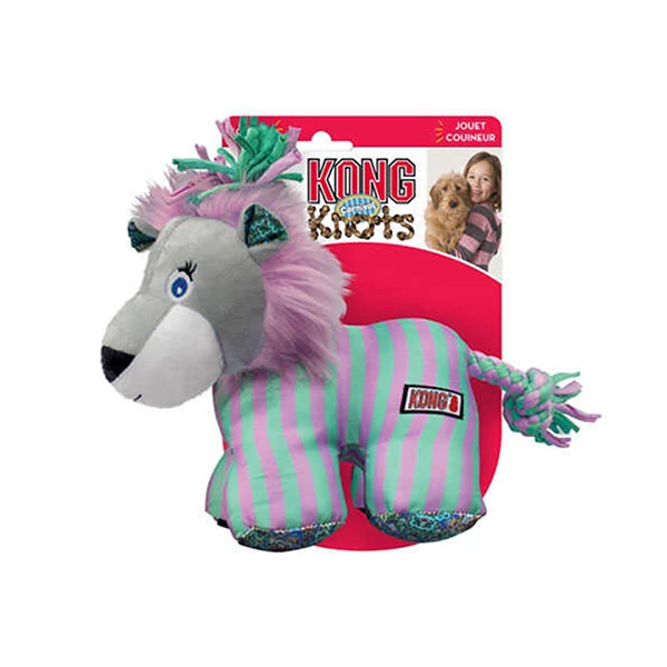 [035585475905] Kong Knots Carnival Lion Sesli Diş İpli Peluş Aslan Köpek Oyuncağı