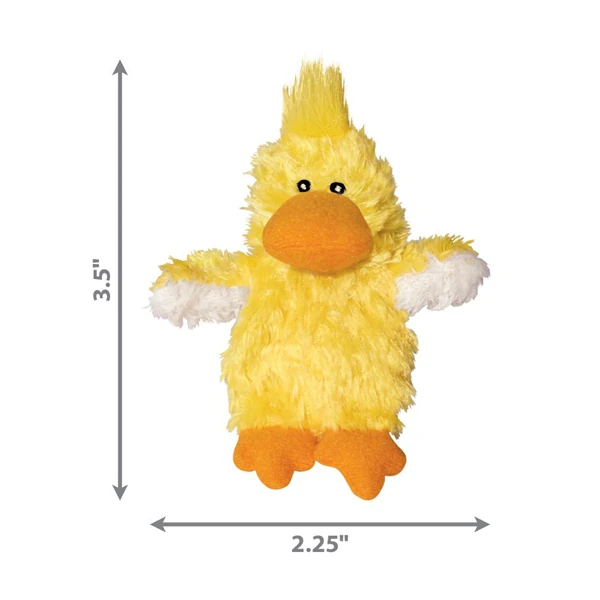[763034710092] Kong Catnipli Ödül Hazneli Peluş Ördek Kedi Oyuncağı