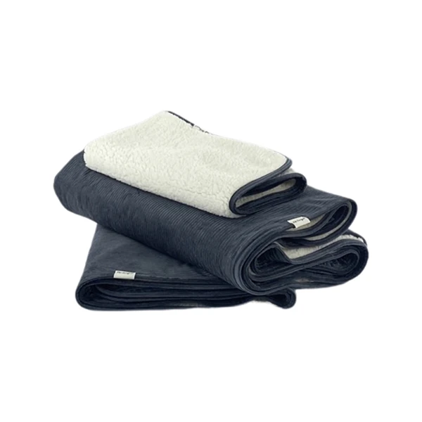 [7747] Pet Comfort Lodix Vita Kedi ve Köpek Battaniyesi (Gri, 50x70 Cm, Small)