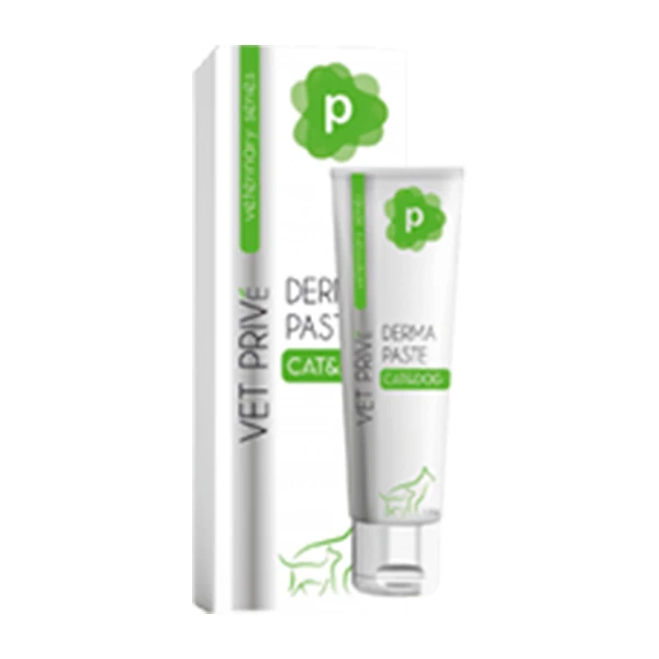 [VET.PRV.0024] Vet Prive Veterinary Derma Paste Dermatolojik Kedi ve Köpek Vitamini Malt Macun