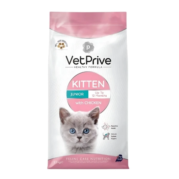 [VET.PRV.0060] Vet Prive Kitten Tavuklu Yavru Kedi Maması (1.5 Kg)