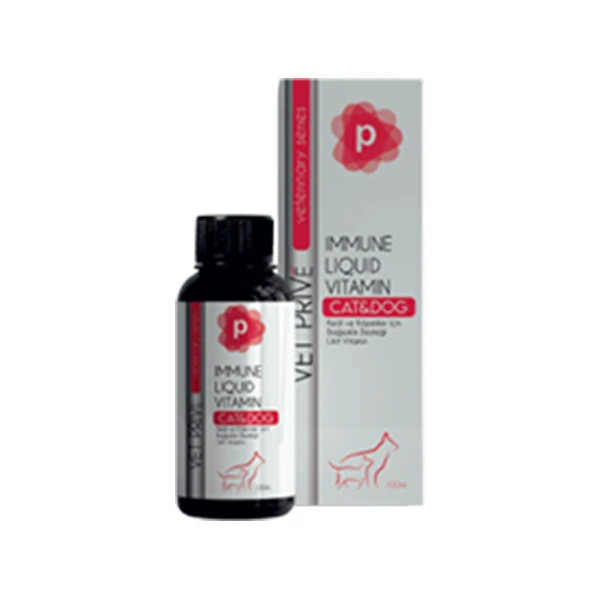 [VET.PRV.0014] Vet Prive Veterinary Immune Liquid Kedi ve Köpekler için Bağışıklık Destekleyici Likit Vitamin