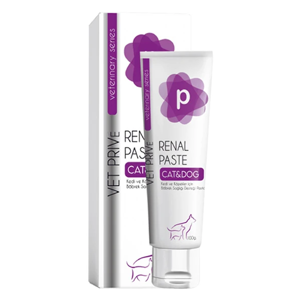 [VET.PRV.0023] Vet Prive Veterinary Renal Paste Kedi ve Köpekler için Böbrek Sağlığı Destekleyici Malt Macun