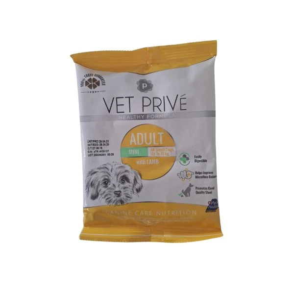 [VET.PRV.0050] Vet Prive Adult Kuzu Etli Küçük Irk Yetişkin Köpek Maması (Tester)