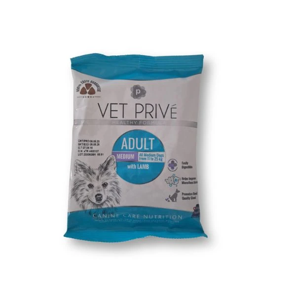 [VET.PRV.0051] Vet Prive Adult Etli Orta Irk Yetişkin Köpek Maması (Tester)