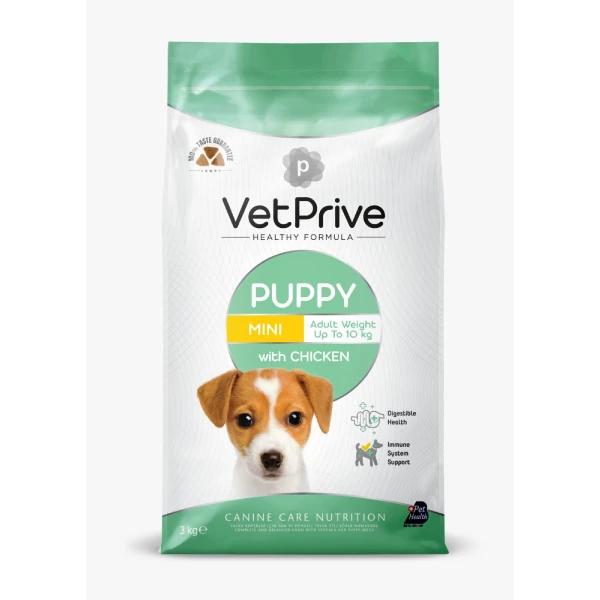 [VET.PRV.0058] Vet Prive Puppy Tavuklu Küçük Irk Yavru Köpek Maması