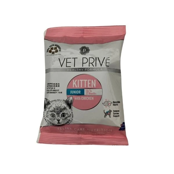 [VET-PRV-0049] Vet Prive Junıor Tavuklu Yavru Kedi Maması Tester