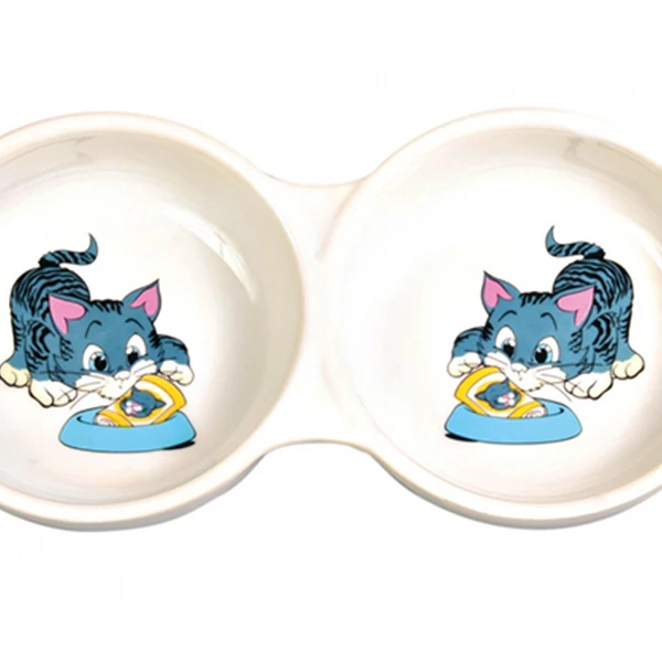 [4014] Trixie Porselen Kedi Mama ve Su Kabı
