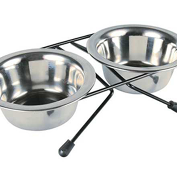 [24833] Trixie Kedi ve Köpek Paslanmaz Metal Mama Su Kabı