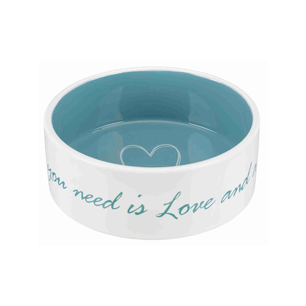 [25051] Trixie Love Kedi ve Köpek Seramik Mama Su Kabı 0.30 Lt (16 Cm, 0.80 Lt)
