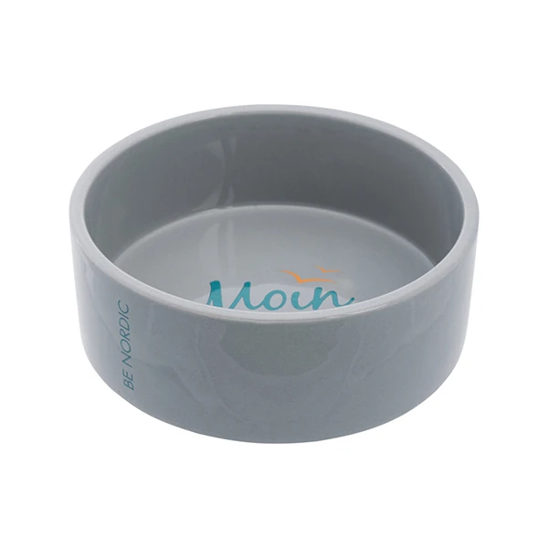 [24354] Trixie Moun Kedi ve Köpek Seramik Mama ve Su Kabı (Gri, 16 Cm, 0.80 Lt)