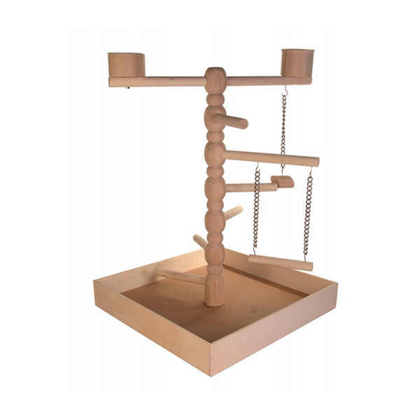 [5658] Trixie Wooden Playground Kanarya ve Muhabbet Kuşu Oyun Parkı