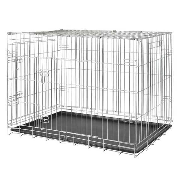 [3922] Trixie Galvaniz Kedi ve Köpek Taşıma Kafesi (64x54x48 Cm)