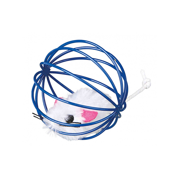 [4115] Trixie Top içinde Peluş Fare Kedi Oyuncağı
