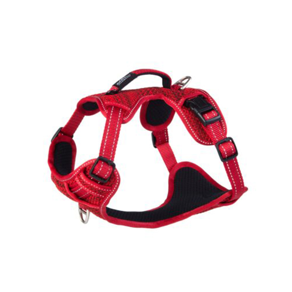 [RSJX05C] Rogz Utility Explore Tuig Dolgulu Köpek Göğüs Tasması Kırmızı Large (2.5x66-105 Cm)