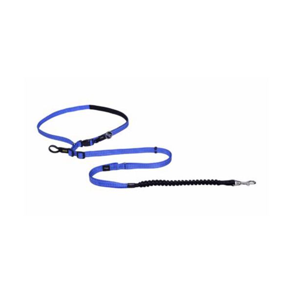 [RHLF05B] Rogz Utility Handsfree Lijn Dokuma Köpek Gezdirme Kayışı Mavi (2.5x150x210 Cm)