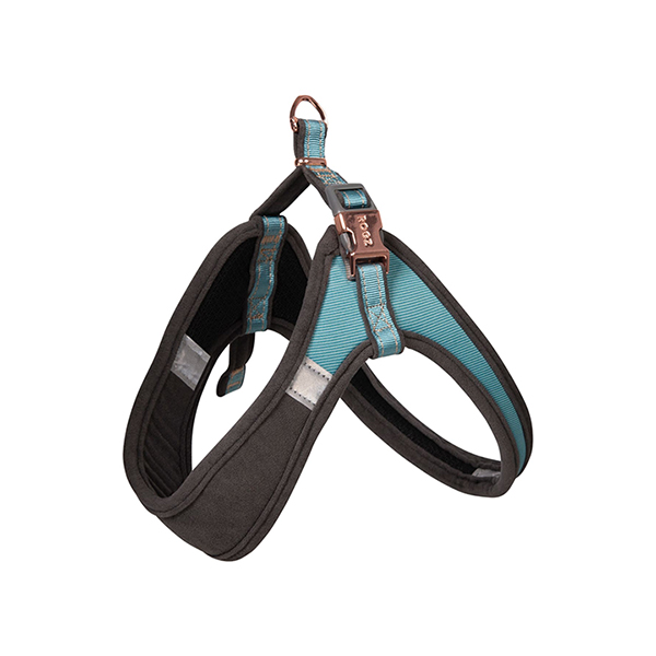 [RSJQ274TM] Rogz Urban Fast Fit Tuig Peluş Köpek Göğüs Tasması Turkuaz Medium (38-44 Cm)