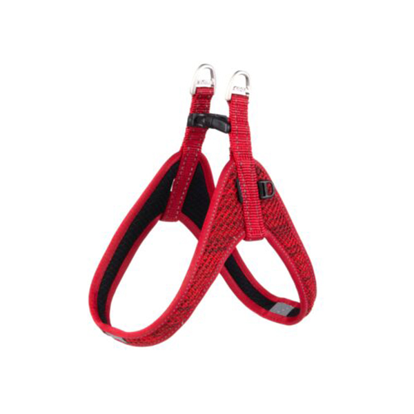 [RSJQ32C] Rogz Utility Fast Fit Tuig Dolgulu Köpek Göğüs Tasması Kırmızı Large (1.2x32 Cm, Small/Medium)