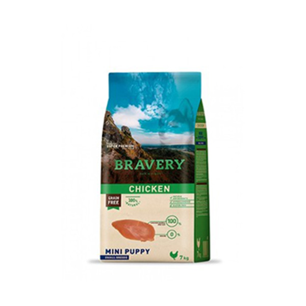 [8436538946763] Bravery Puppy Mini Tavuklu Küçük Irk Yavru Köpek Maması