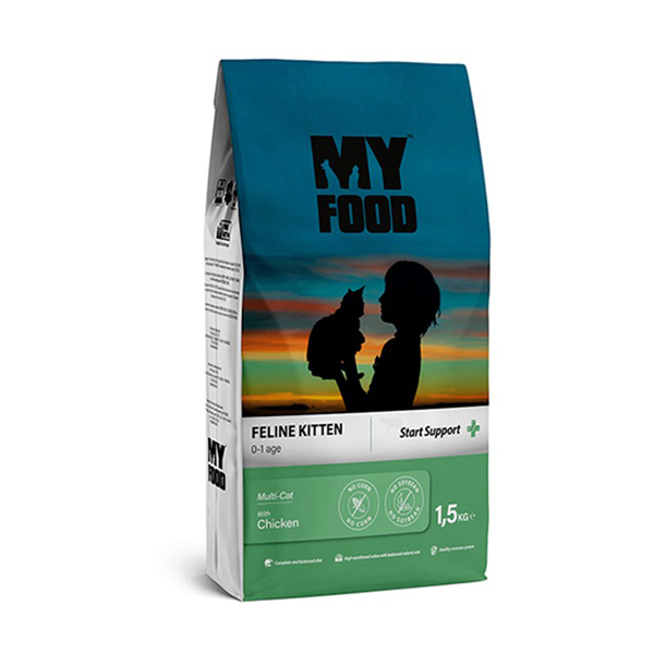 [8681692800851] My Food Kitten Start Support Tavuklu Yavru Kedi Maması
