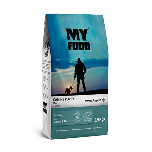 [8681692800912] My Food Puppy Derma Support Kuzu ve Pirinçli Küçük Irk Yavru Köpek Maması