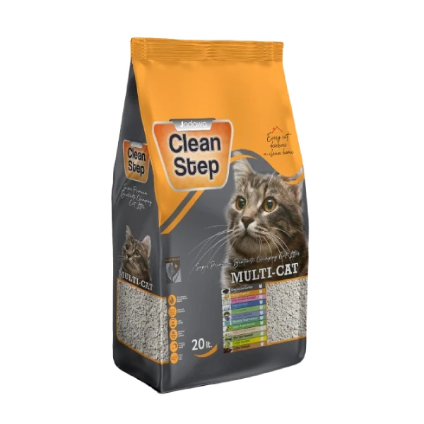 [JDW-CS019] Jadawa Clean Step Activated Çoklu Kediler için Aktif Karbonlu Topaklanan Doğal Kedi Kumu
