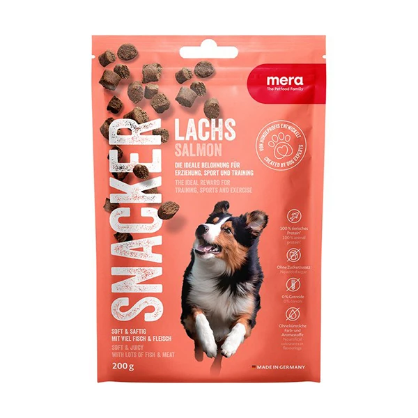 [4025877460036] Mera Snacker Somonlu Yumuşak Köpek Ödülü Maması (1 Adet)