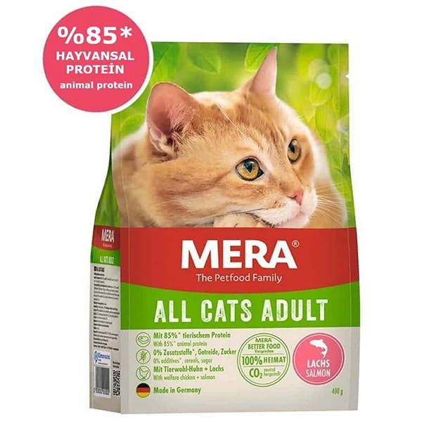 [4025877385308] Mera Adult Tahılsız Somonlu Yetişkin Kedi Maması (2 Kg)