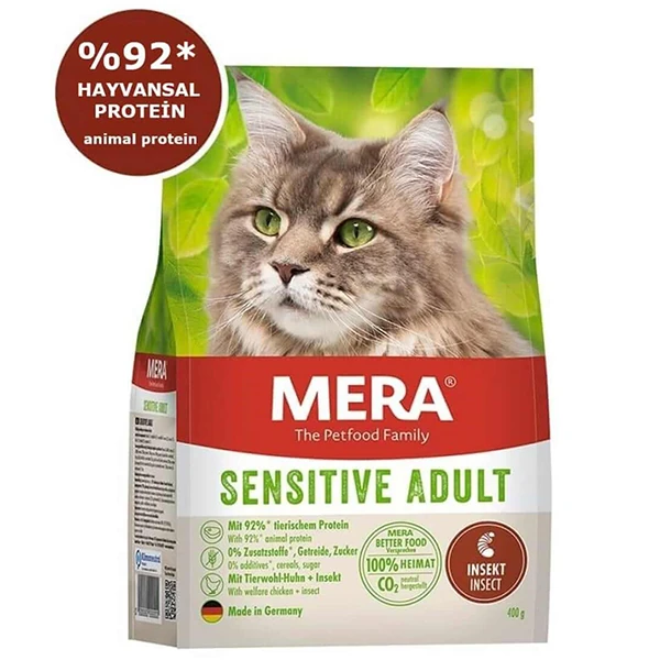 [4025877387302] Mera Insect Sensitive Larva Proteinli Tahılsız Yetişkin Kedi Maması