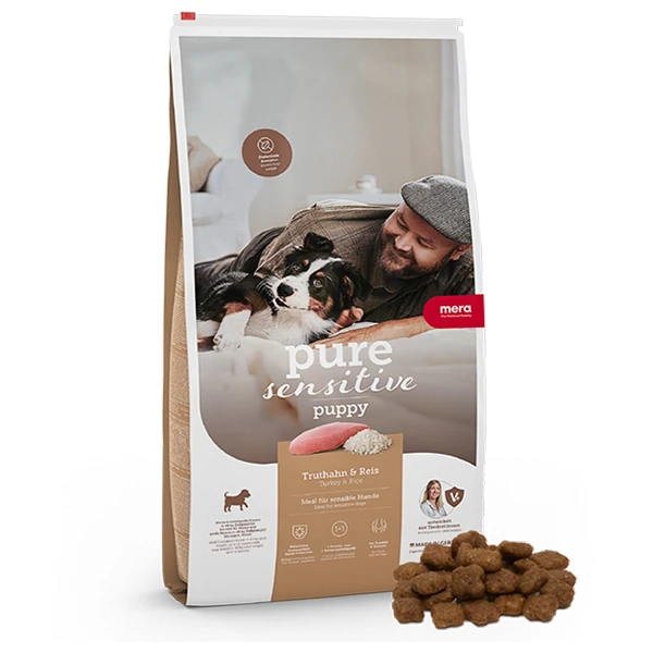 [4025877563348] Mera Pure Sensitive Puppy Hindili Yavru Köpek Maması