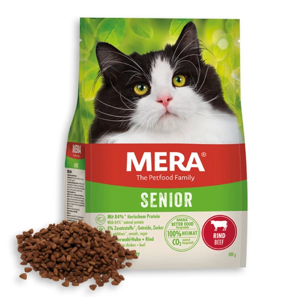 [4025877389306] Mera Senior Tahılsız Biftekli Yaşlı Kedi Maması