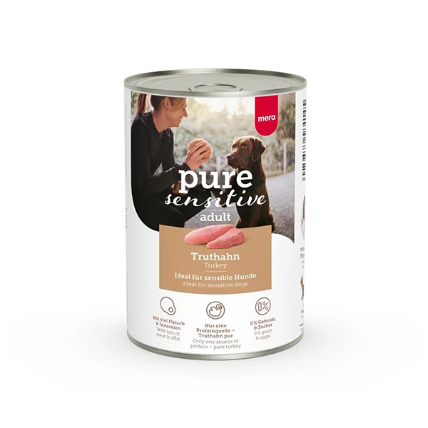 [4025877584145] Mera Pure Sensitive Adult Hindili Yetişkin Köpek Konservesi (1 Adet)