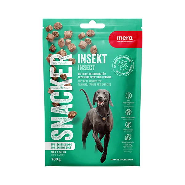 [4025877461033] Mera Snacker İnsect Böcekli Yumuşak Köpek Ödülü Maması (1 Adet)
