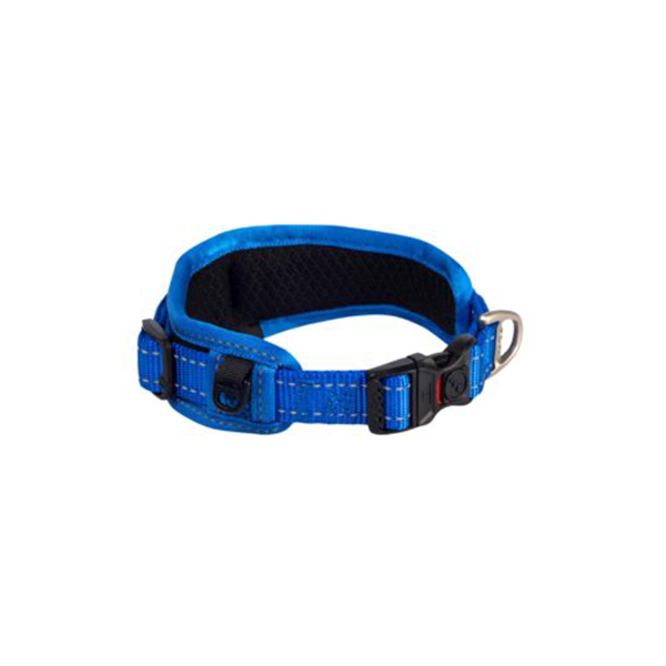 [RHBP19B] Rogz Utility Gevoerde Halsband Dolgulu Köpek Boyun Tasması Mavi Large (4x48-70 Cm)