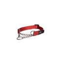 Rogz Utility Control Chain Halsband Kontrol Zicirli Köpek Boyun Tasması Kırmızı Large