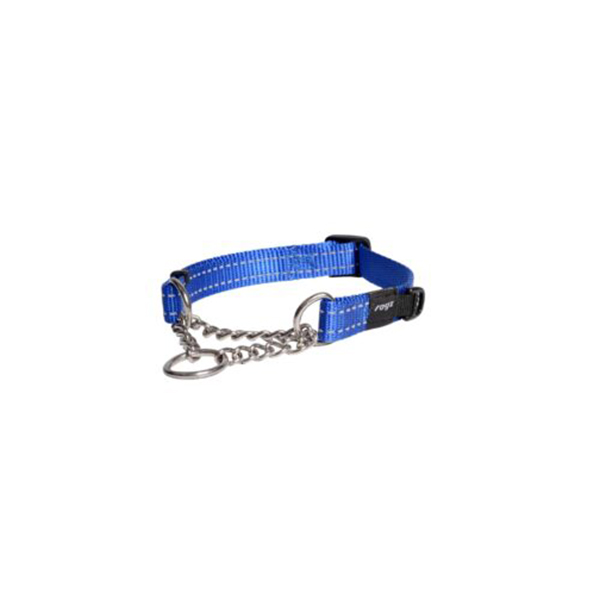 [RHC06B] Rogz Utility Control Chain Halsband Kontrol Zicirli Köpek Boyun Tasması Mavi Large (2x37-56 Cm)