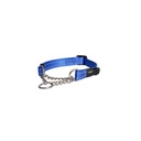 Rogz Utility Control Chain Halsband Kontrol Zicirli Köpek Boyun Tasması Mavi Large