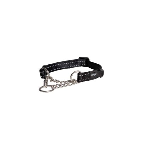 [RHC06A] Rogz Utility Control Chain Halsband Kontrol Zicirli Köpek Boyun Tasması Siyah Large (2x37-56 Cm)