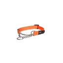 Rogz Utility Control Chain Halsband Kontrol Zicirli Köpek Boyun Tasması Turuncu Large