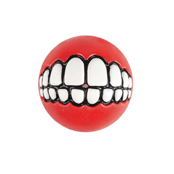 [RGR04C] Rogz Toyz Grinz Ödül Hazneli Köpek Oyun Topu Kırmızı Large (7.8 Cm)