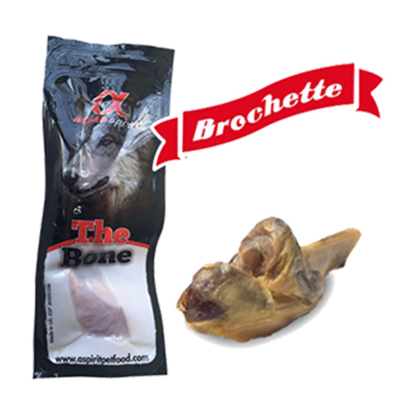 [8437015969220] Alpha Spirit Brochette Yarım Ham Domuz Köpek Kemik Ödülü