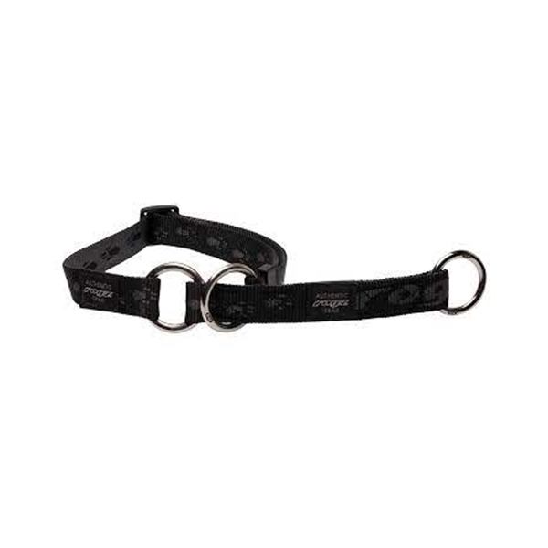 [RHBC25A] Rogz Alpinist Slipband Ayarlanabilir Dokuma Köpek Boyun Tasması Siyah Large (2x34-56 Cm)