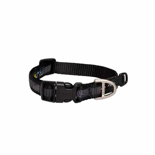 [RHB03CL] Rogz Fancy Dress Halsband Karışık Desenli Köpek Boyun Tasması Siyah Large (2x34-56 Cm)