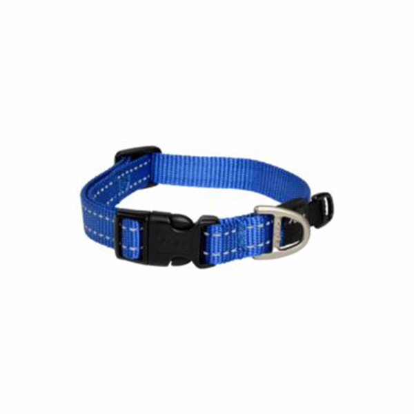 [RHB14B] Rogz Utility Halsband Dokuma Köpek Boyun Tasması Mavi Large (1.1x20-31 Cm)