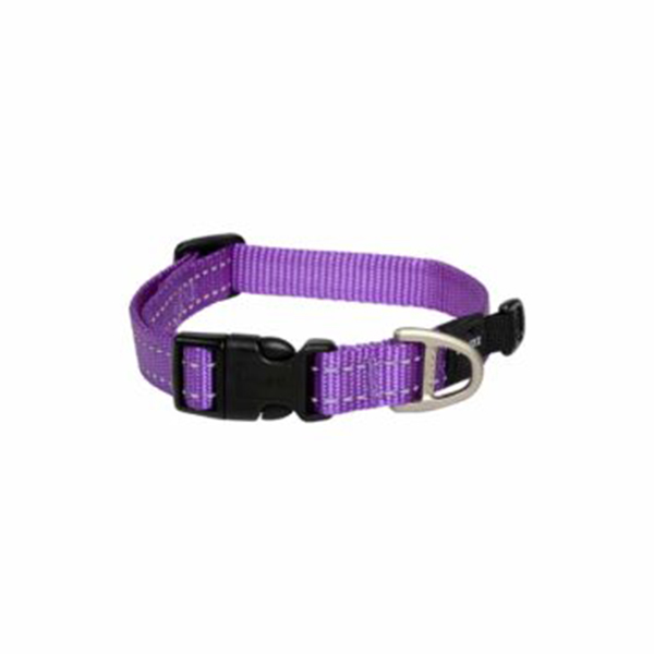 [RHB14E] Rogz Utility Halsband Dokuma Köpek Boyun Tasması Mor Large (1.1x20-31 Cm)