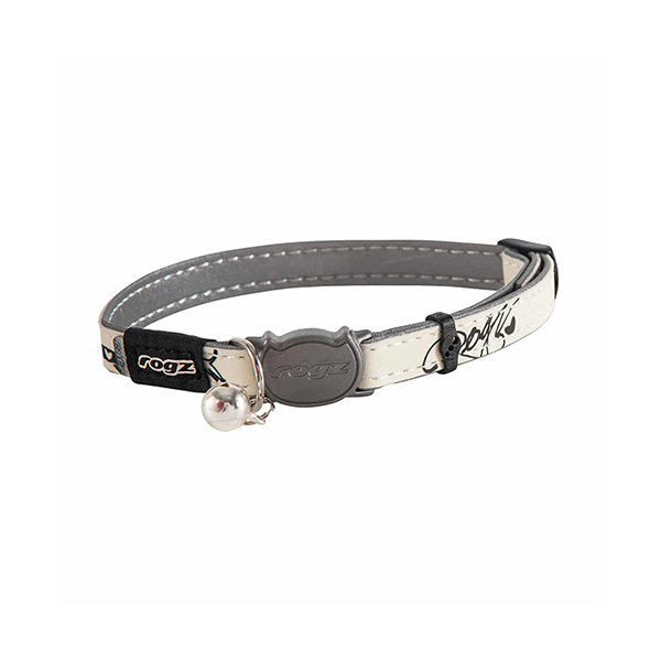 [RCB09A] Rogz Catz GlowCat Halsband Karışık Desenli Çıngıraklı Kedi Boyun Tasması Small