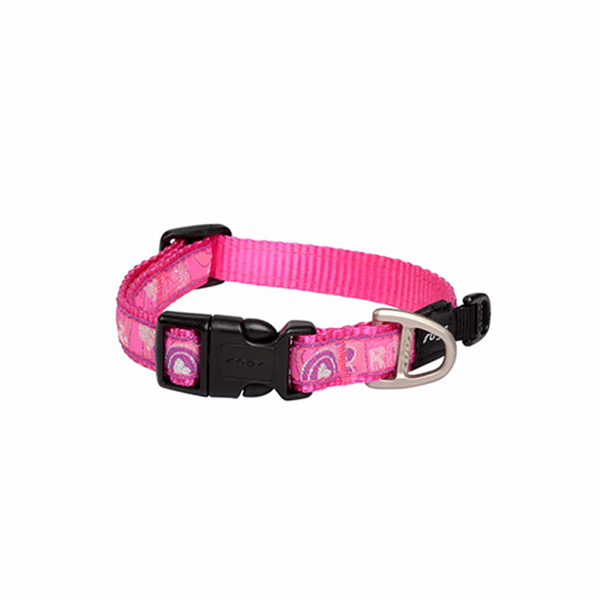 [RHB03CA] Rogz Fancy Dress Halsband Pati Desenli Köpek Boyun Tasması Pembe Large (2x34-56 Cm)