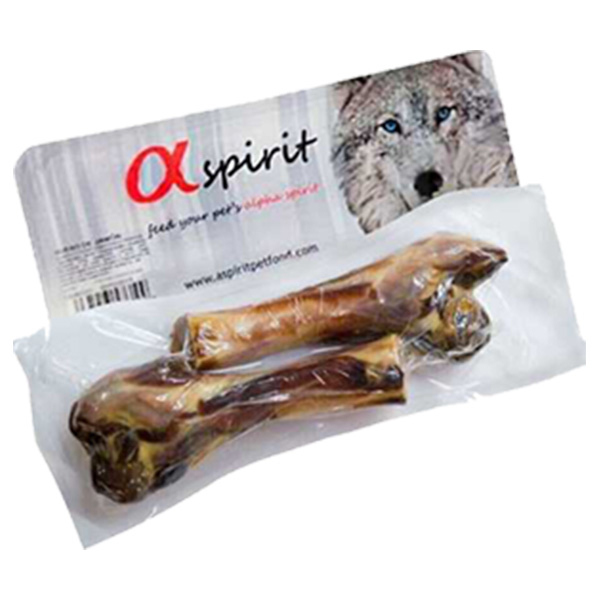 [8437015969268] Alpha Spirit Vakumlu İki Yarım Jambon Köpek Kemik Ödülü